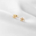 A33931 s925 sterling silver trendy rhinestone earrings