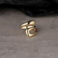 A33419 adjustable 925 sterling silver vintage simple fashion trendy adjustable ring