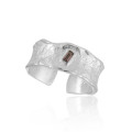 A43594 square rhinestone simulatedring s925 sterling silver unique ring