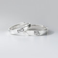 A46436 silver sweet cute ring