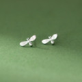 A45820 s925 sterling silver trendy sweet bee stud earrings