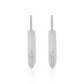 A43345 stud s925 sterling silver elegant rhinestone earrings