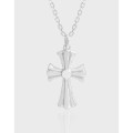 A43957 cross sterling silver s925 necklace