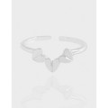 A42804 design heart sterling silver s925 heartshape ring