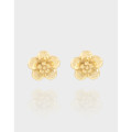 A39399 design flower stud quality sterling silver s925 earrings