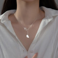 A35239 s925 sterling silver pendant trendy tree bird necklace