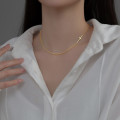 A35247 s925 sterling silver cross necklace