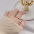 A36311 s925 sterling silver irregular ring