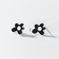 A39139 s925 sterling silver flower stud sweet dainty earrings