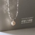 A39229 s925 sterling silver elegant grade necklace