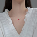 A33018 s925 sterling silver chic geometric adjustable necklace