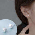 A35923 s925 sterling silver trendy sweet ball earrings