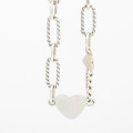 A32899 s925 sterling silver fashion vintage pendant heart trendy necklace