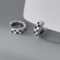 A38241 s925 sterling silver thai vintage design unique earrings