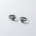 A35813 s925 sterling silver silver rose bar vintage chic adjustable earrings