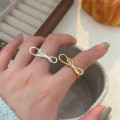 A42722 sterling silver butterfly simple fashion adjustable ring