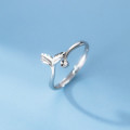 A46425 s925 sterling silver simple elegant ring