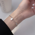 A38189 s925 sterling silver charm grade elegant bracelet