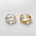 A32661 bigins irregulars925 sterling silver simple ring