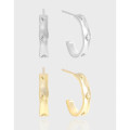 A43645 stud sterling silver s925 earrings