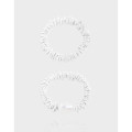 A40523 design circle pearl stretchy rope sterling silver s925 ring