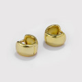 A33591 s925 sterling silver vintage fashion chic gold tiny earrings
