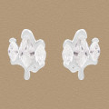 A45087 cubic zirconia stud sterling silver s925 earrings