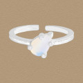 A44270 cubic zirconia white sterling silver s925 ring