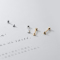 A33710 s925 sterling silver triangle earrings