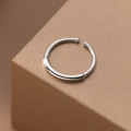 A37847 s925 sterling silver bar adjustable design ring