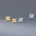 A45541 s925 sterling silver trendy sweet stud earrings