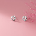 A31731 s925 sterling silver simple unique cuteE0 earrings