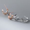 A40788 s925 sterling silver stud design earrings