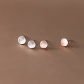 A35630 s925 sterling silver simple earrings