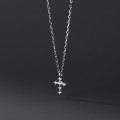 A38338 s925 sterling silver rhinestone design unique necklace