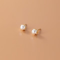 A33788 s925 sterling silver cute simple earrings