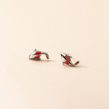 A35625 s925 sterling silver small earrings