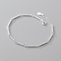 A34980 s925 sterling silver trendy twist braided chic sweet unique bracelet