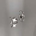 A41372 s925 sterling silver clipon simple piercing earrings