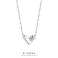A43038 s925 sterling silver grade heart fashion heartshape necklace