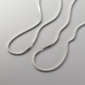 A40732 s925 sterling silver design chain bar necklace