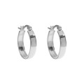 A37404 s925 sterling silver big hoop circle elegant grade earrings