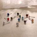 A33605 simple 925 sterling silver vintageearring earrings