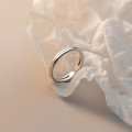 A34361 s925 sterling silver cute bar ring