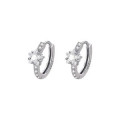 A45322 s925 sterling silver trendy sweet rhinestone stud earrings