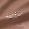 A42879 s925 sterling silver fashion rhinestone design earrings