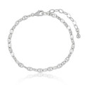 A43592 unique vintage elegant s925 sterling silver charm bracelet