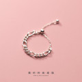 A32152 s925 sterling silver chic unique hollowed chain ring