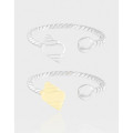 A42786 design twist sterling silver s925 ring