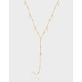 A38684 design gold pearl sterling silver s925 quality necklace